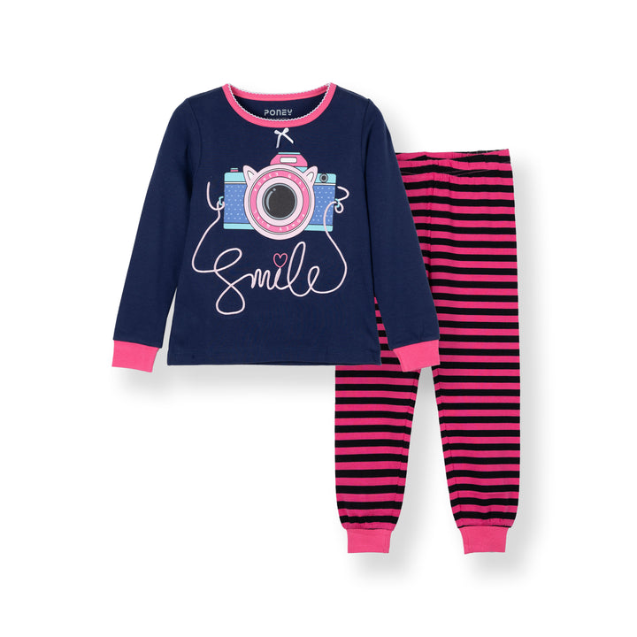 Poney Girls Navy Loungewear PLG25