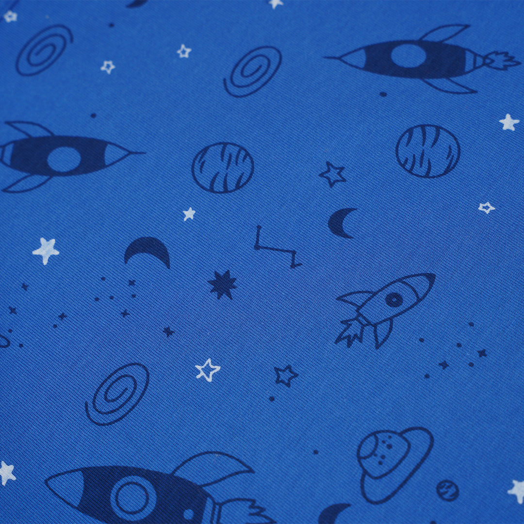 Poney Baby Boys Blue A Journey Through Space Loungewear Set