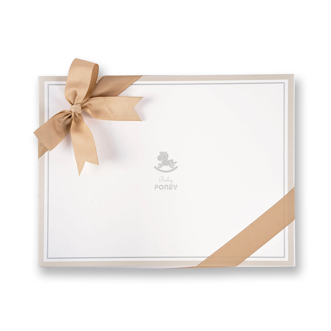 Poney Baby Unisex Khaki 8-Piece Set Gift Box