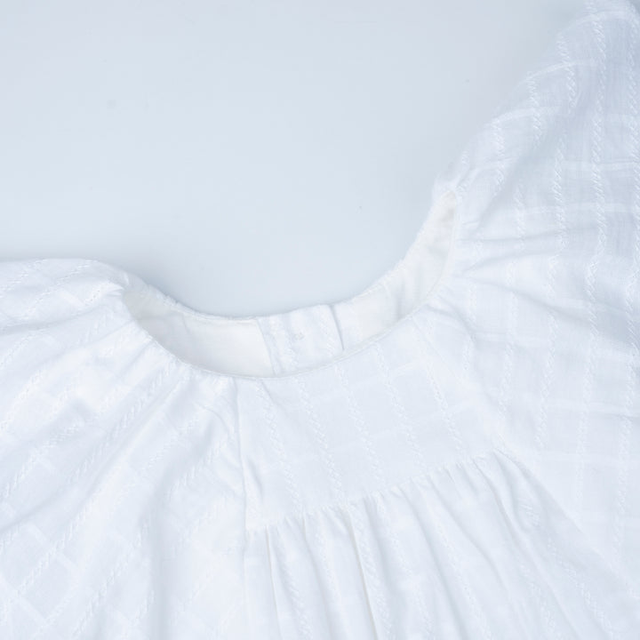 [NEW] Poney Girls Cream Dress with Panty and Headband Set