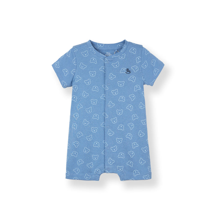 Poney Boys Navy Short Sleeve Romper 3240070