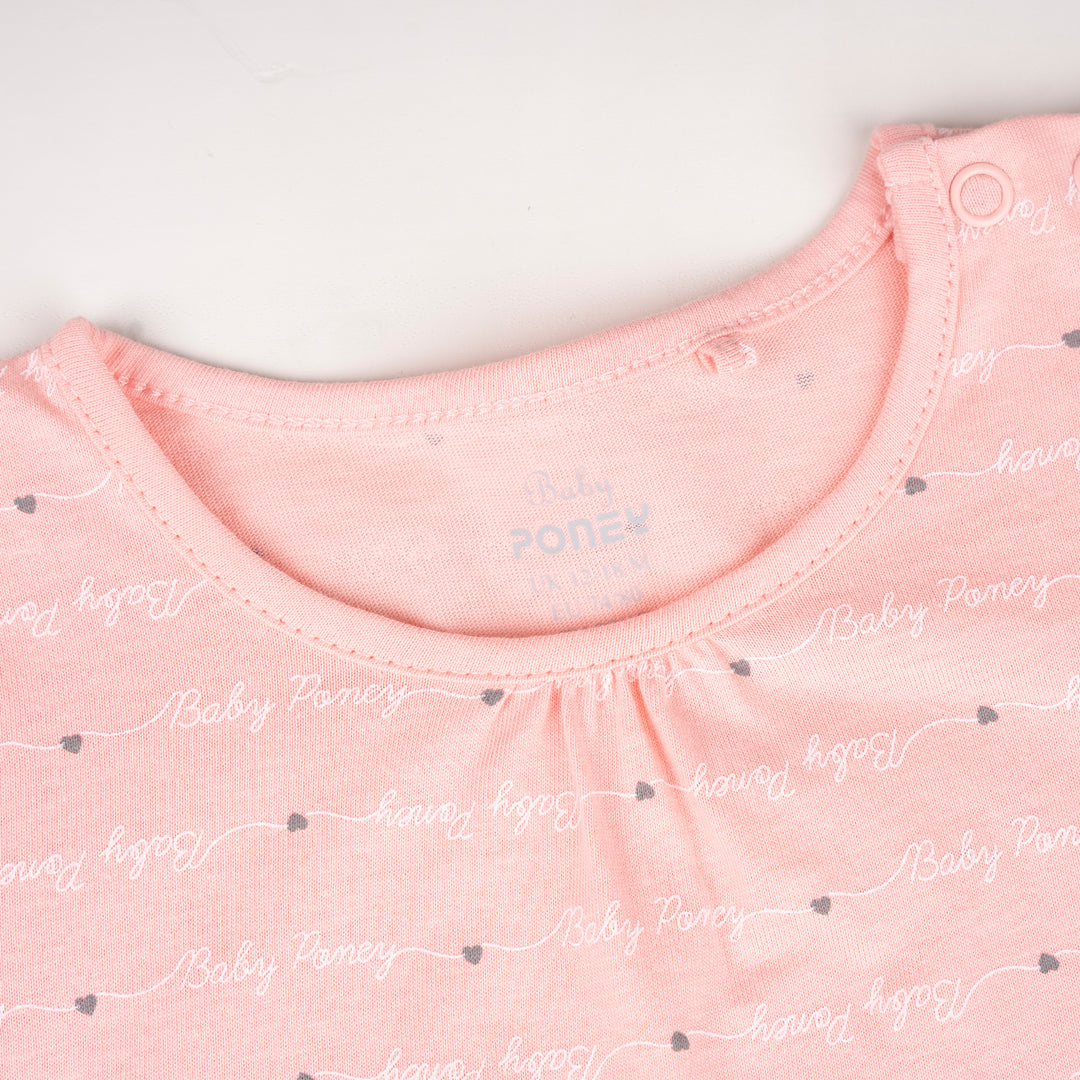 Baby Girl Pale Rosette Pyjamas