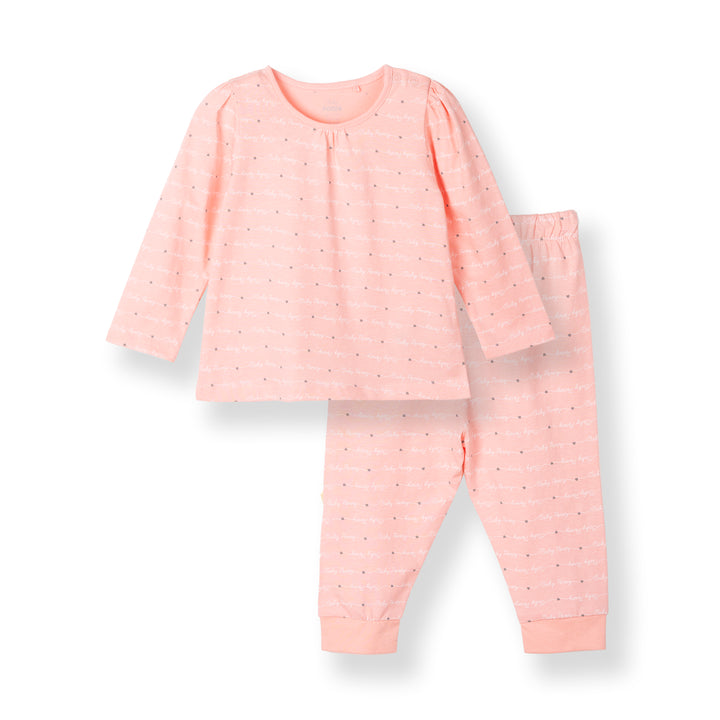 Baby Girl Pale Rosette Pyjamas