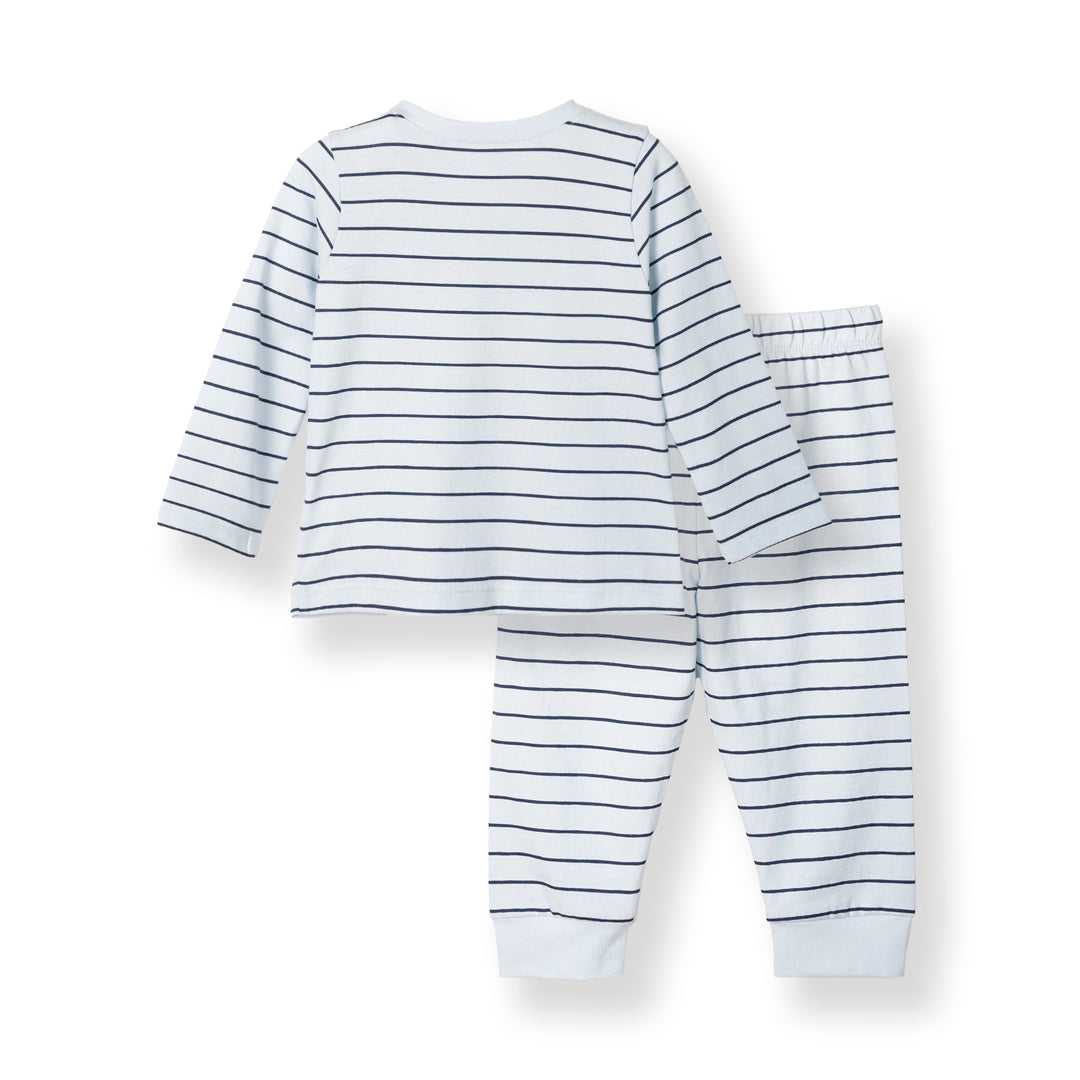 Baby Boy Ice Melt Blue Stripes Pyjamas