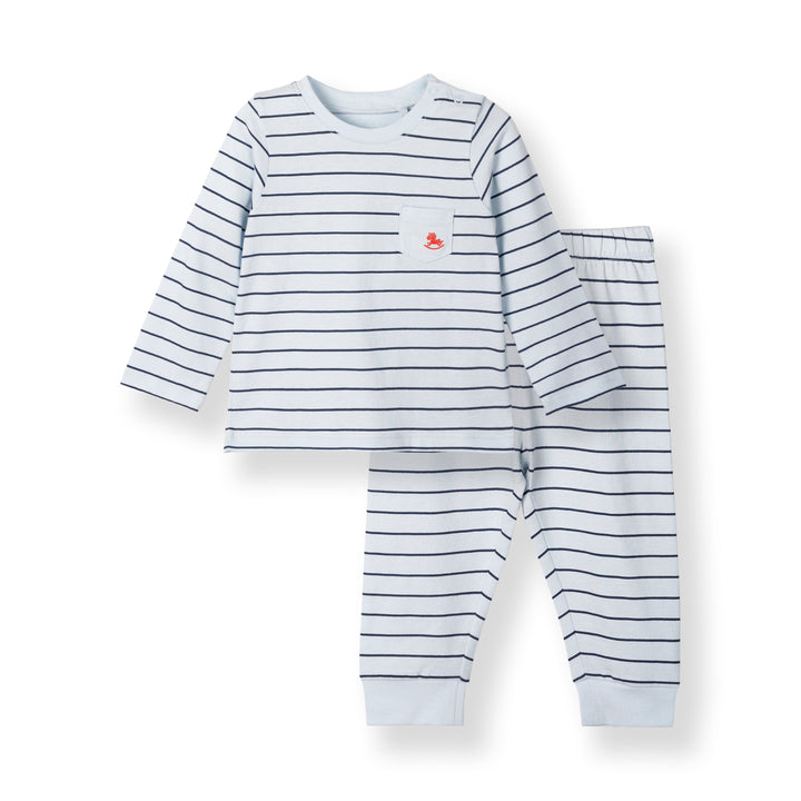 Baby Boy Ice Melt Blue Stripes Pyjamas