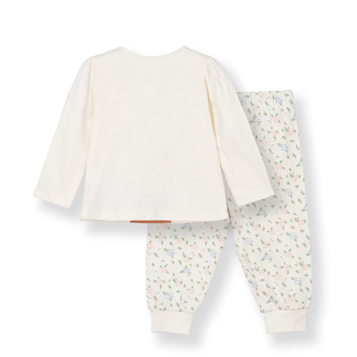 Poney Baby Girls Cream Baby Deer Pyjamas