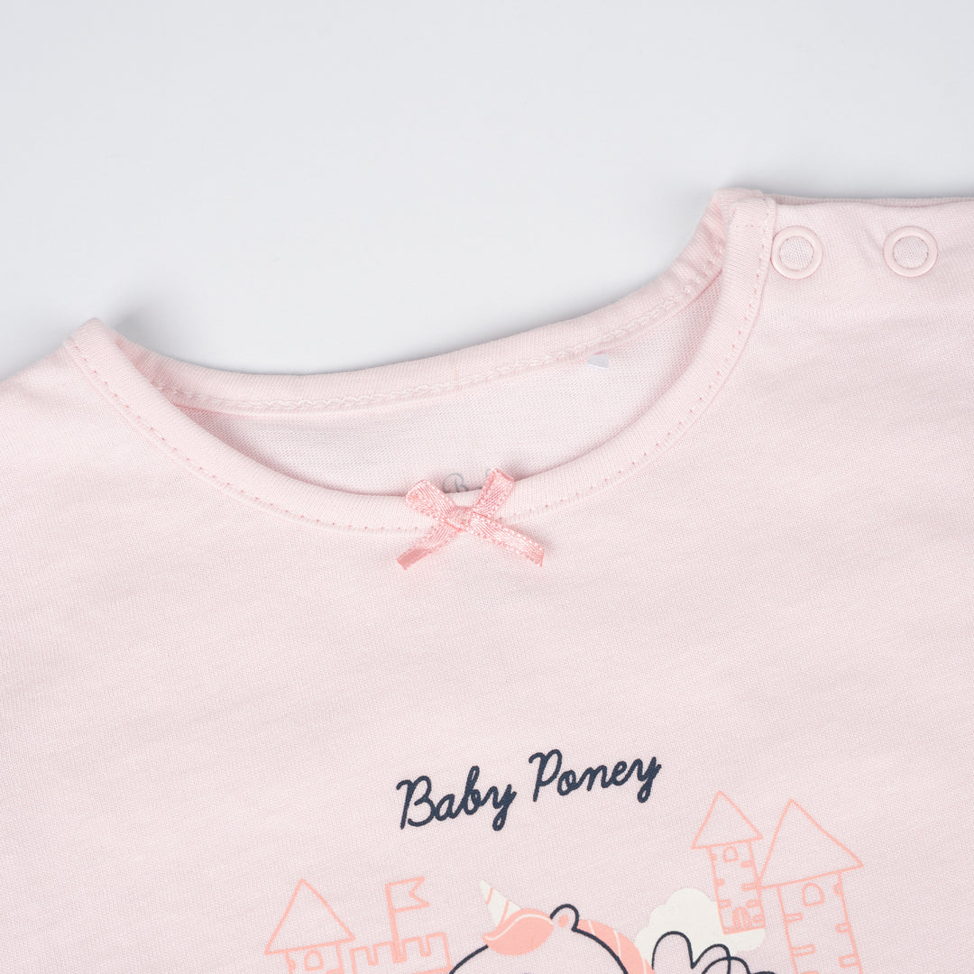 Poney Baby Girls Light Pink Magical Unicorn Pyjamas