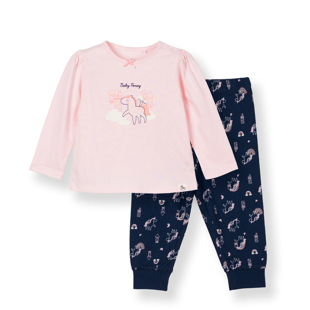 Poney Baby Girls Light Pink Magical Unicorn Pyjamas