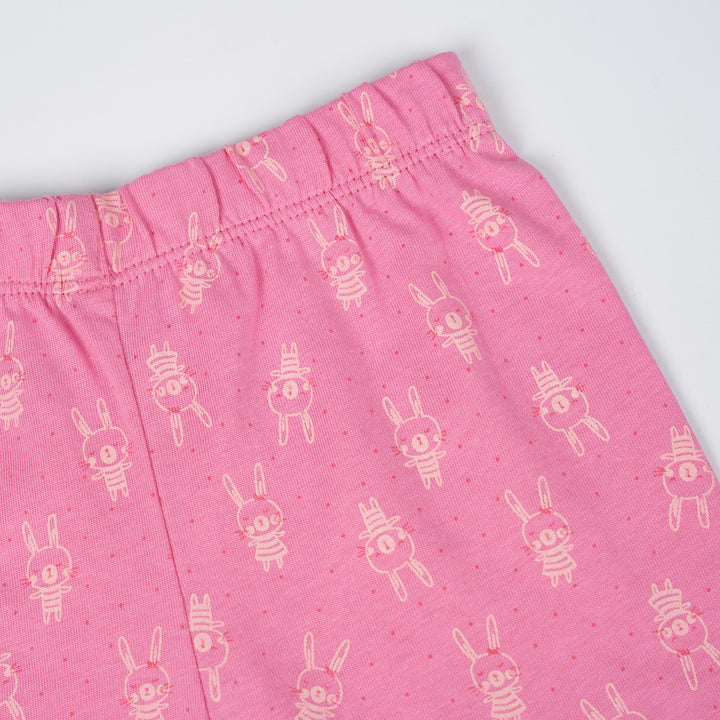 Poney Baby Girls Pink Bunny Little Garden Pyjamas