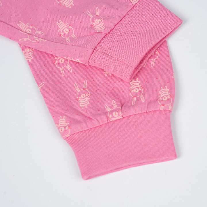 Poney Baby Girls Pink Bunny Little Garden Pyjamas