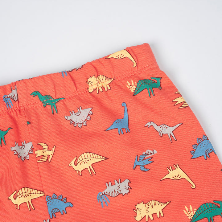 Poney Baby Boys Orange Dino Mite Pyjamas