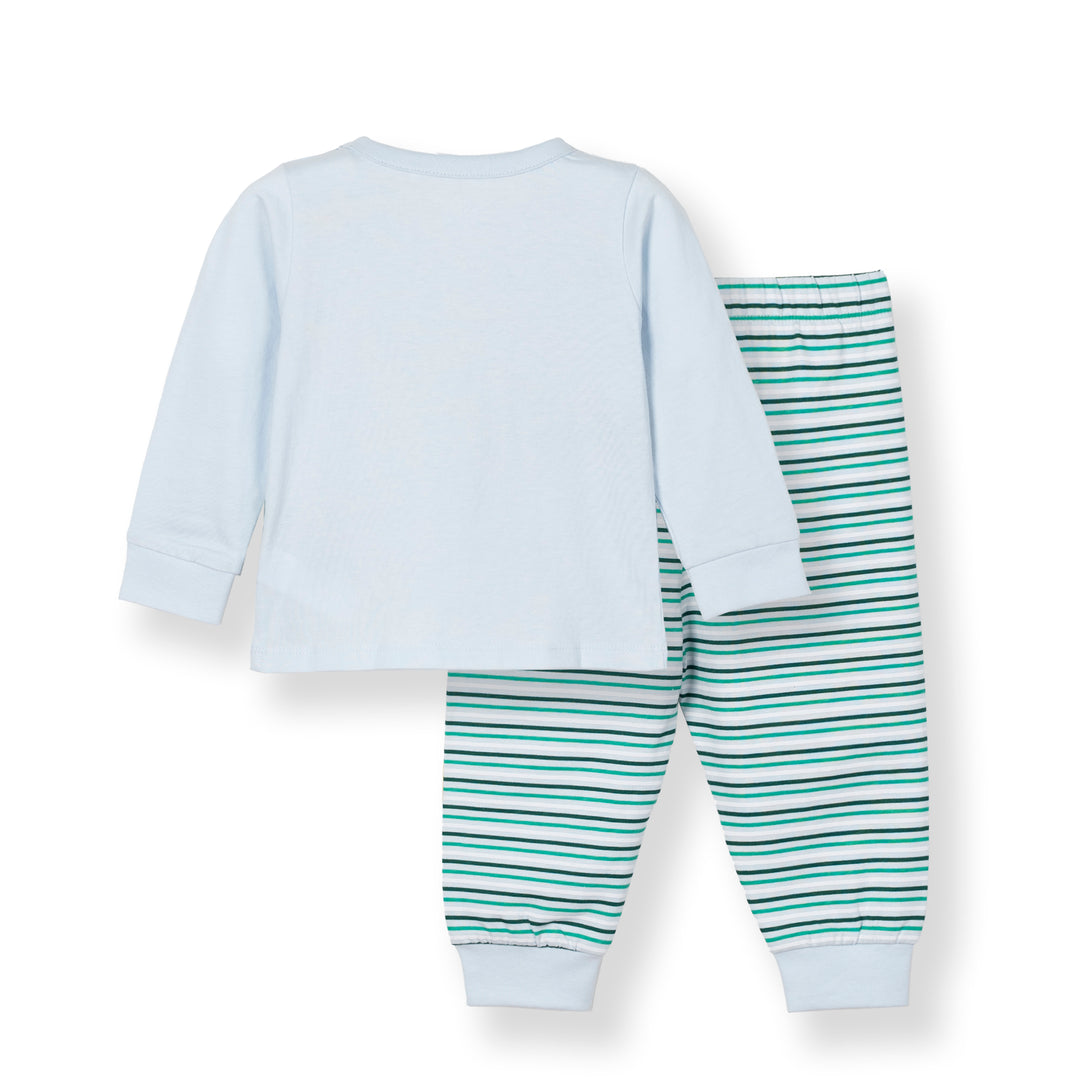 Poney Baby Boys Light Blue Brush Our Teeth Pyjamas