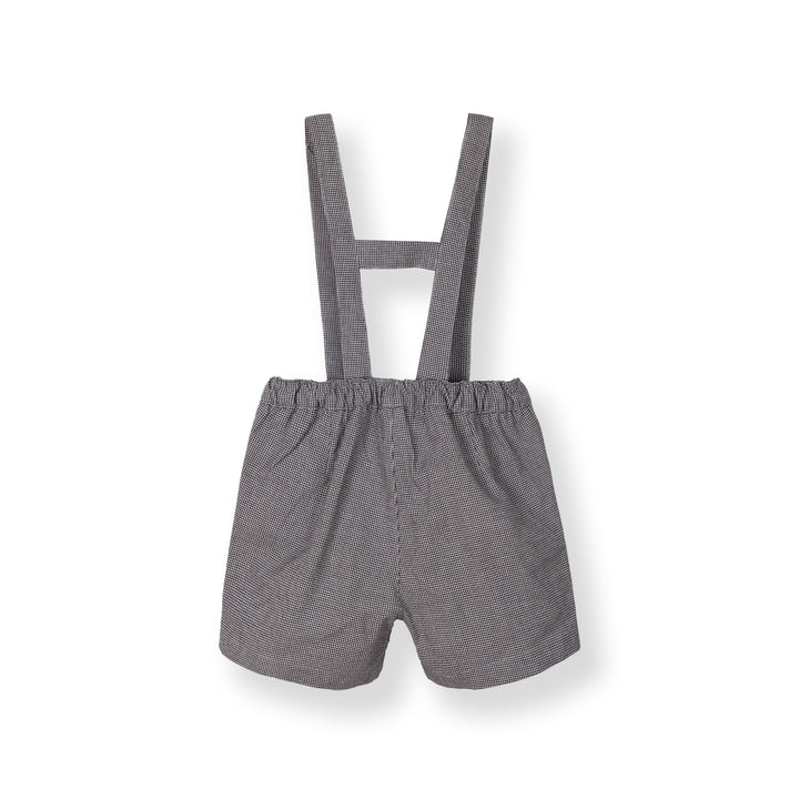 Baby Boy Cotton Dyed Dobby Dungaree