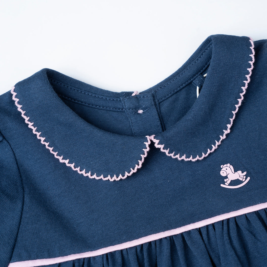 Girls Navy Colin’s Sister S/S Polo Dress