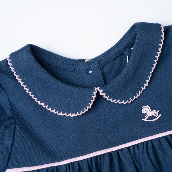 Girls Navy Colin’s Sister S/S Polo Dress