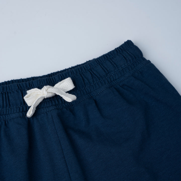 Cut & Sew Short Sleeve Polo & Bermuda Set