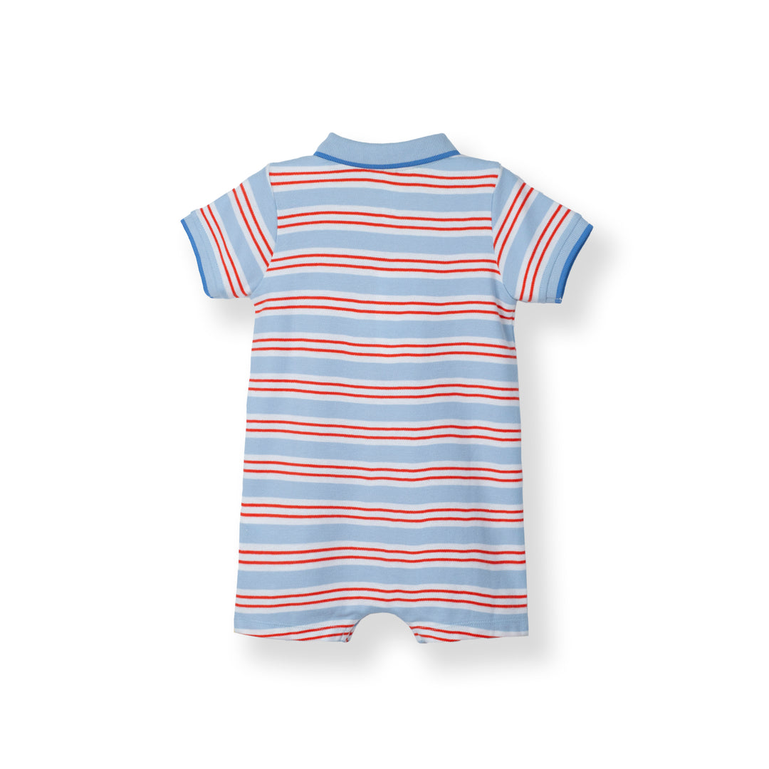 William’s Short Sleeve Polo Romper