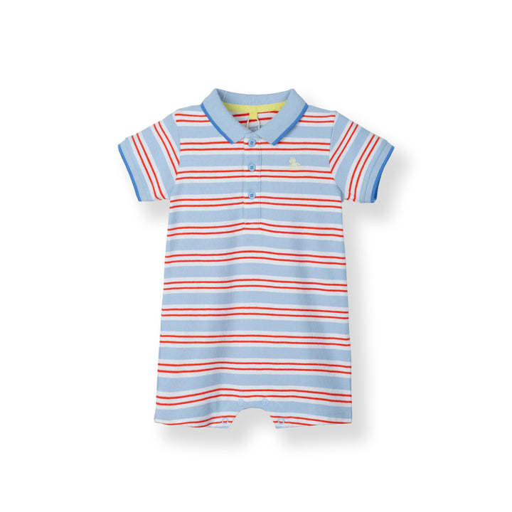 William’s Short Sleeve Polo Romper