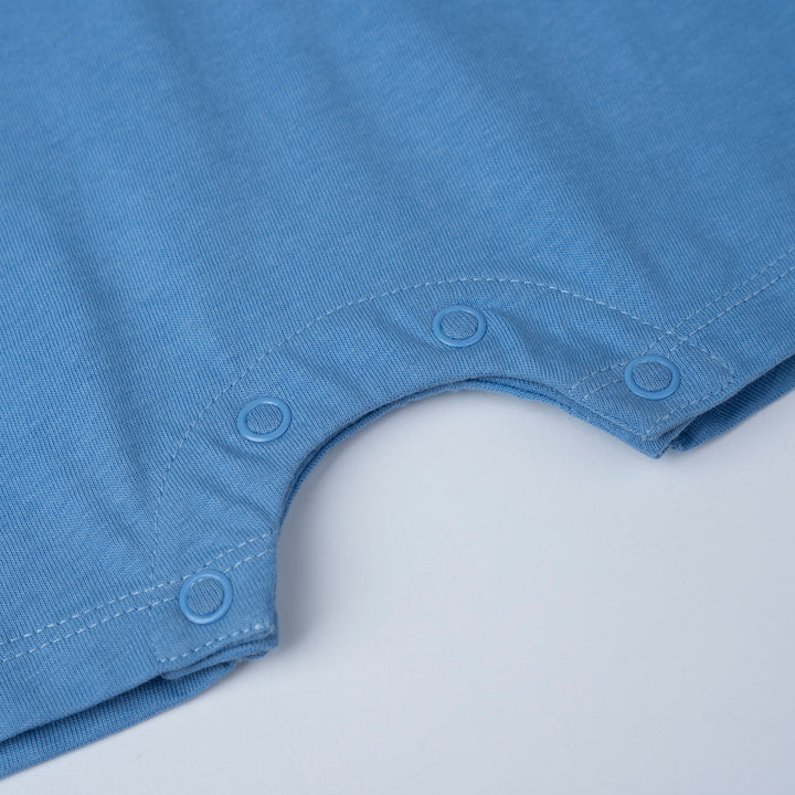 Cut & Sew Short Sleeve Polo Romper