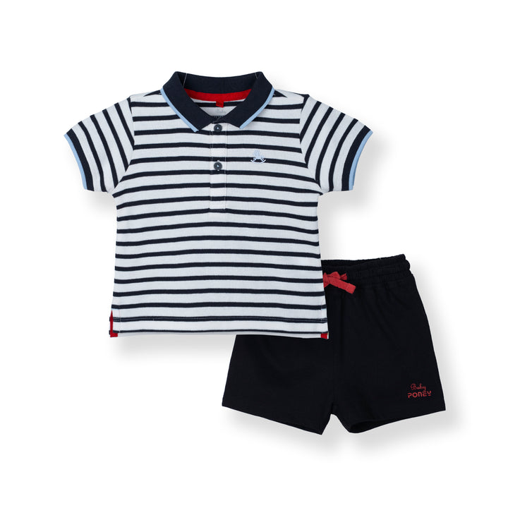 Arthur’s Short Sleeve Polo & Bermuda Set