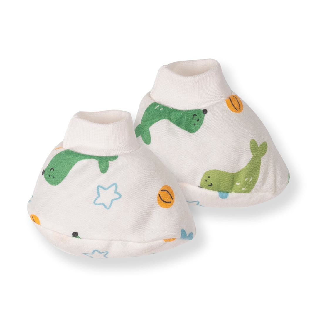 Poney Boys Green NewBorn Giftset