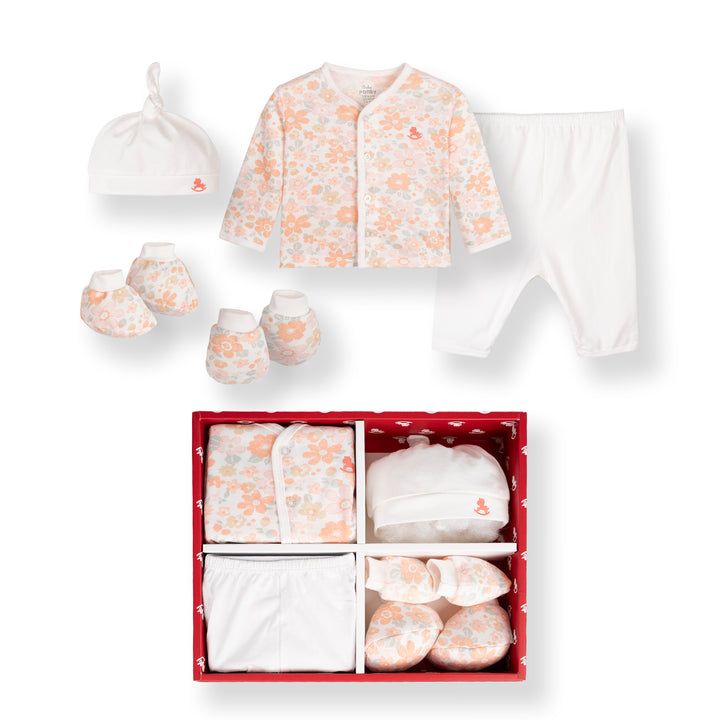 Poney Girls Lt.Orange NewBorn Giftset