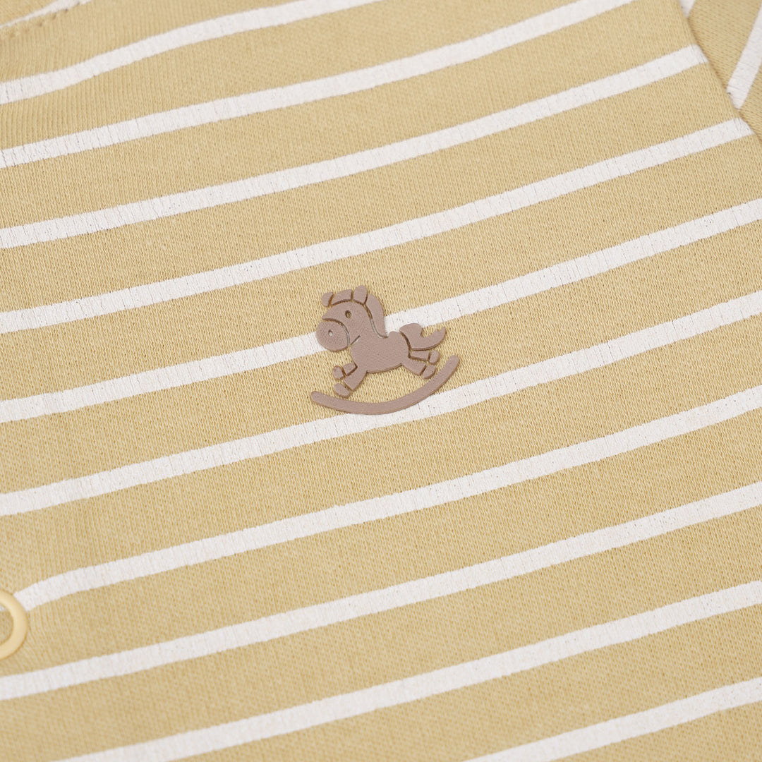 Cozy Stripes S/Sleeve Romper
