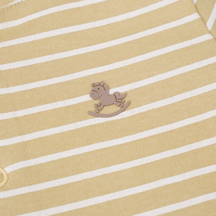 Cozy Stripes S/Sleeve Romper