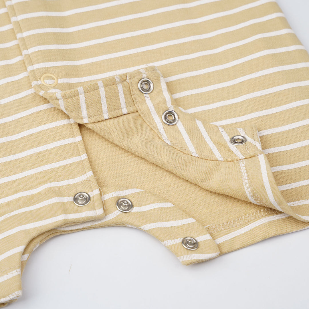 Cozy Stripes S/Sleeve Romper