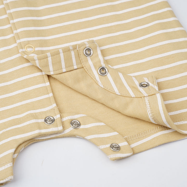 Cozy Stripes S/Sleeve Romper
