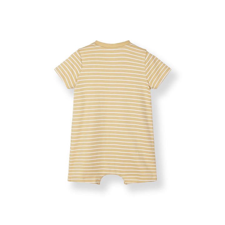Cozy Stripes S/Sleeve Romper