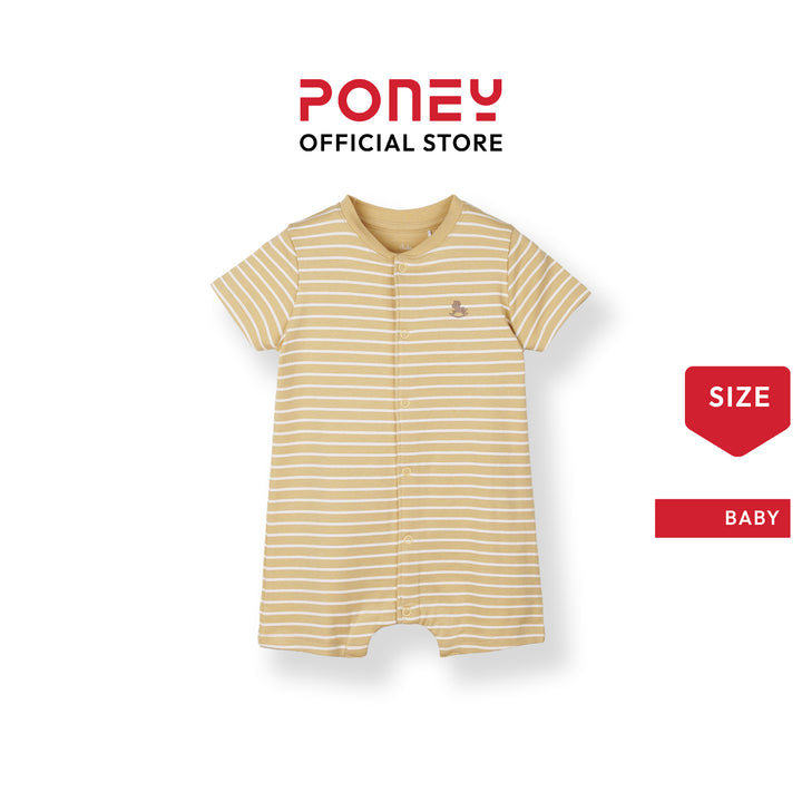 Cozy Stripes S/Sleeve Romper