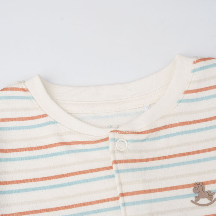 Playtime Stripes S/Sleeve Romper