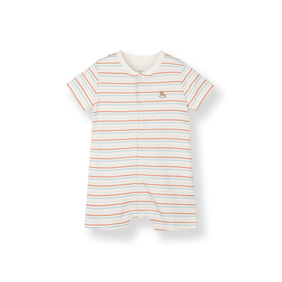 Playtime Stripes S/Sleeve Romper