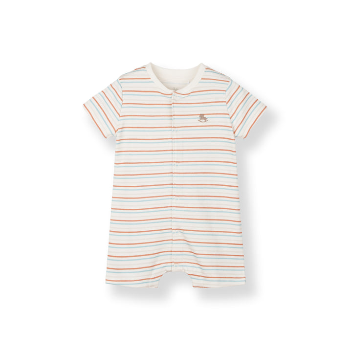 Playtime Stripes S/Sleeve Romper