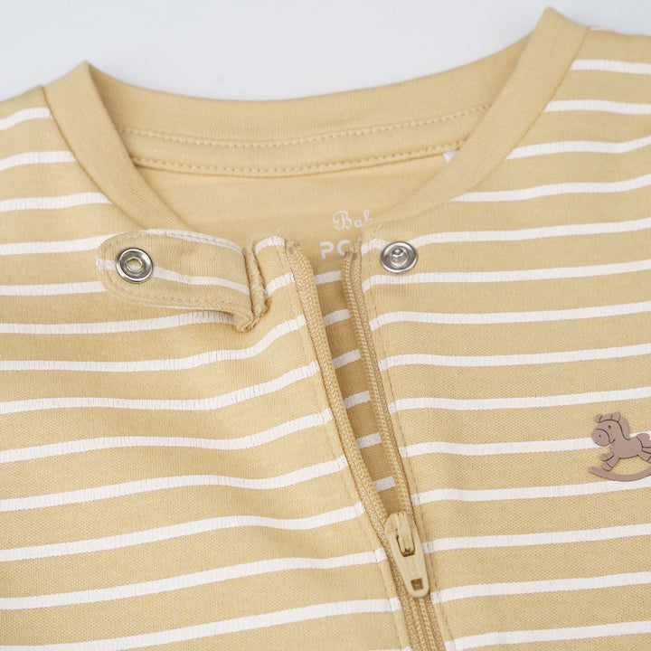 Cozy Stripes Sleepsuit