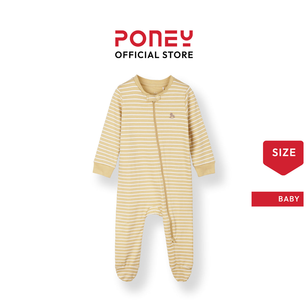 Cozy Stripes Sleepsuit