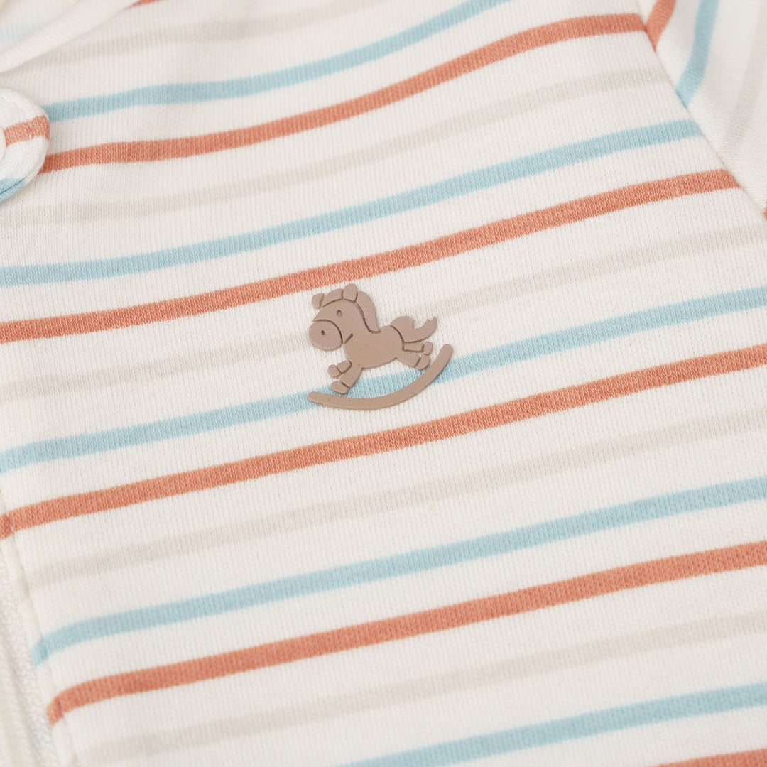Playtime Stripes Sleepsuit
