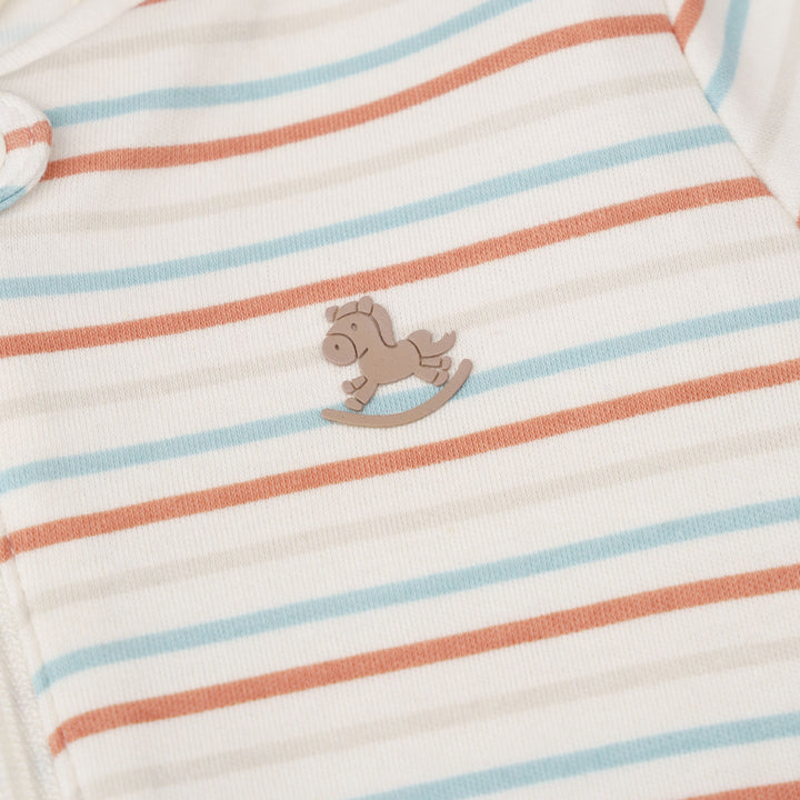 Playtime Stripes Sleepsuit