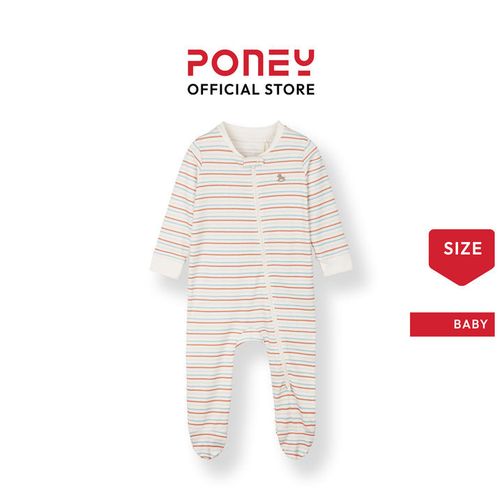 Playtime Stripes Sleepsuit