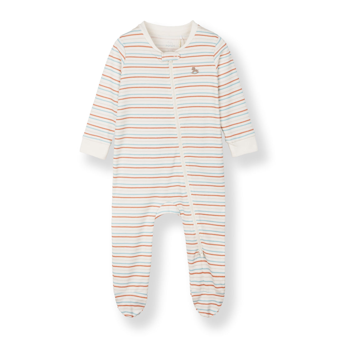 Playtime Stripes Sleepsuit