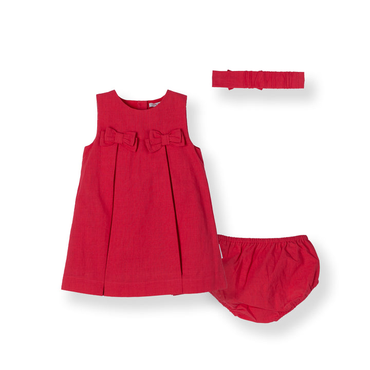 Sophie Dress with Panty & Headband Set