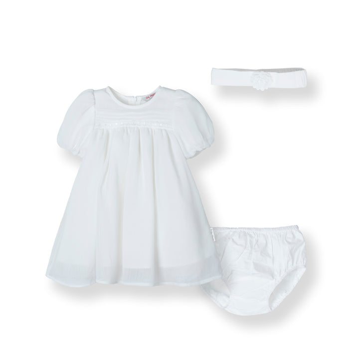 Luna Dress with Panty & Headband Set