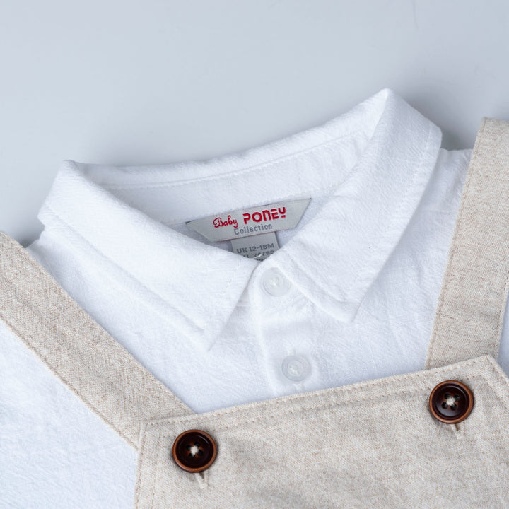 Theo Short Sleeve Shirt & Dungaree Set