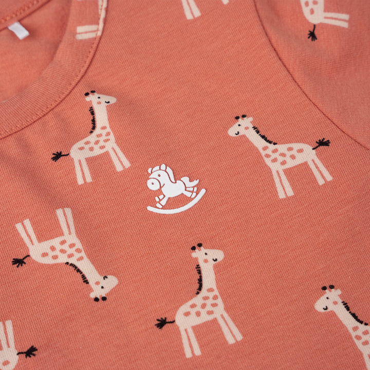 Poney Baby Boys Orange Safari Dreams Pyjamas