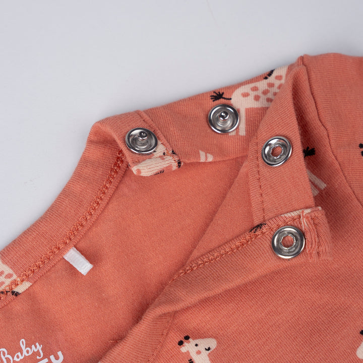 Poney Baby Boys Orange Safari Dreams Pyjamas