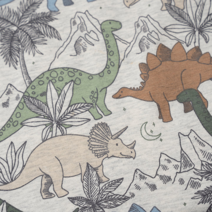 Poney Baby Boys Grey Jurassic Snooze Pyjamas