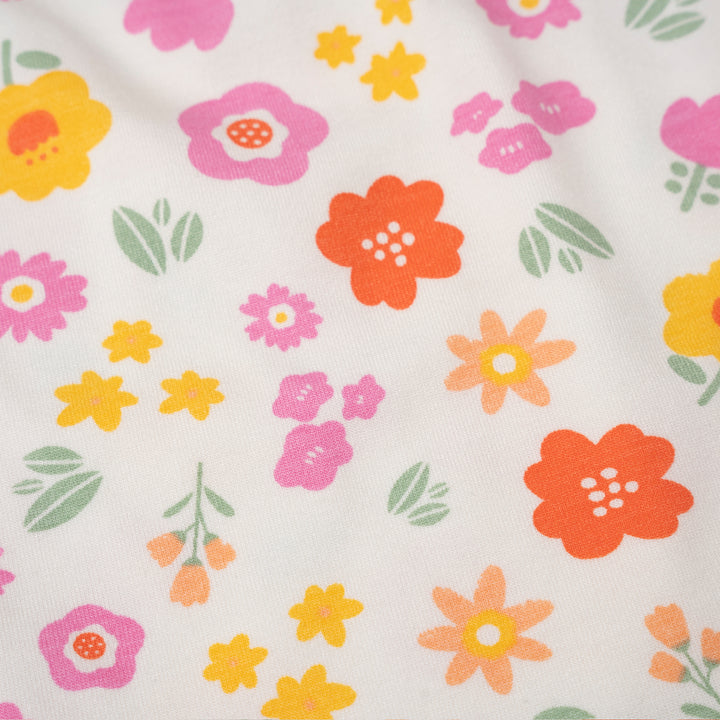 Poney Baby Girls Fuchsia Blooming Flora Pyjamas