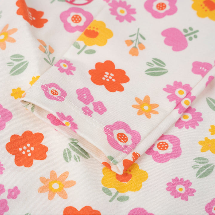 Poney Baby Girls Fuchsia Blooming Flora Pyjamas
