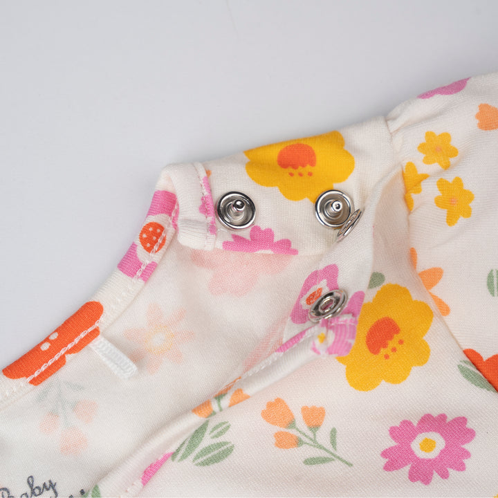 Poney Baby Girls Fuchsia Blooming Flora Pyjamas